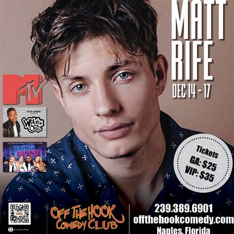 Comedian Matt Rife Live in Naples, Florida!